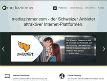 Tablet Screenshot of mediazimmer.com